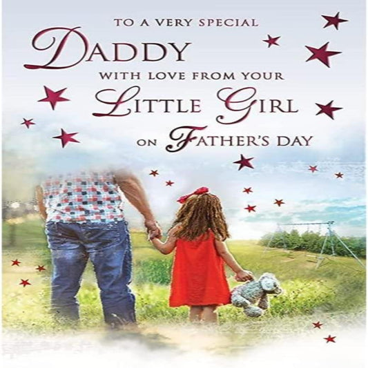 Father's Day Card for Daddy from Daughter  -   Regal Publishing   -   9 x 6 inches