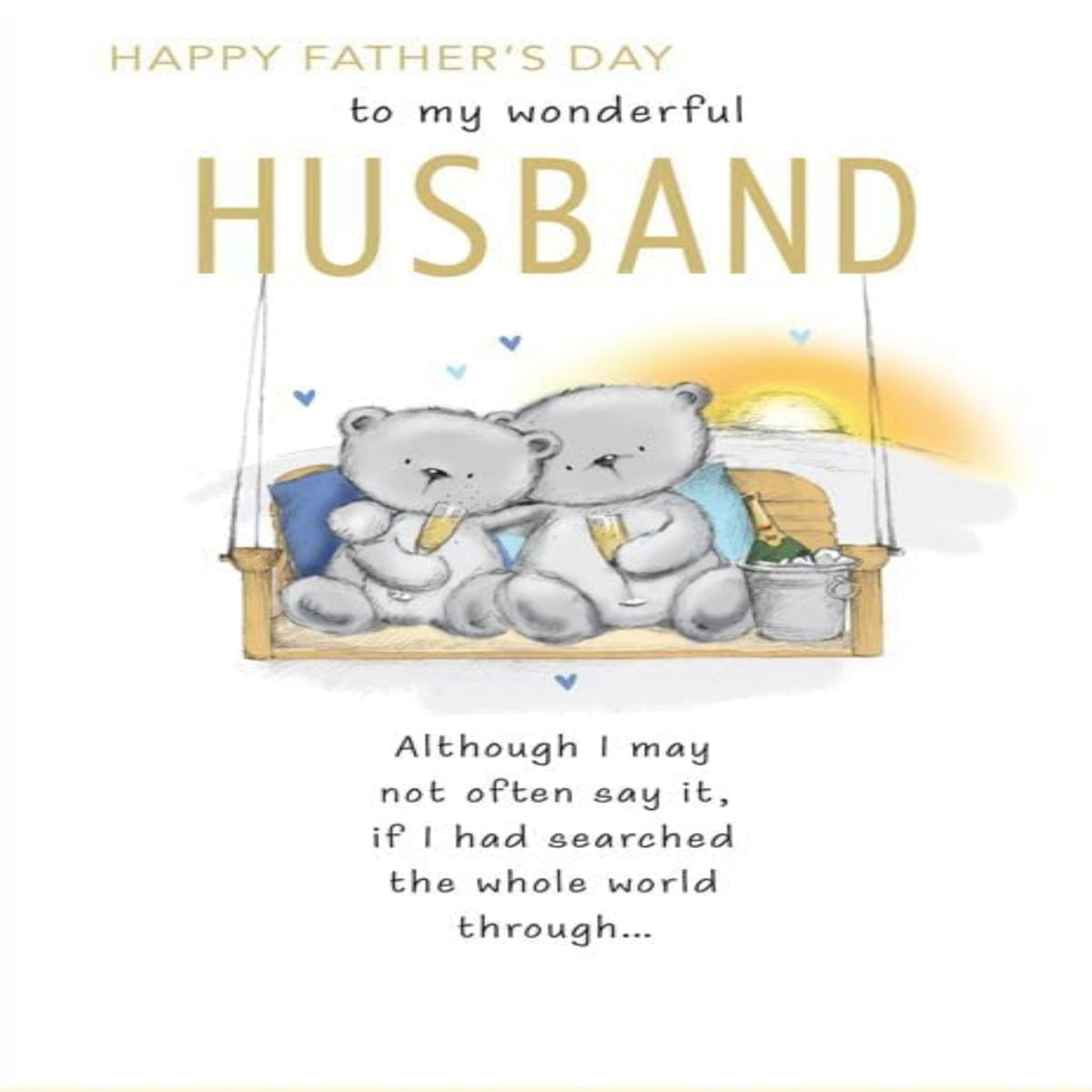 Father’s Day Card for Wonderful Husband   -   Regal Publishing    -   9   x   6   inches
