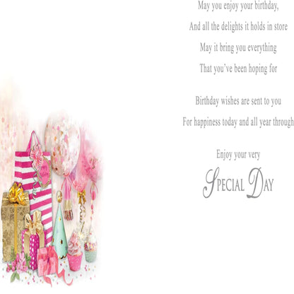 Female Birthday Card   –    Happy Birthday to You   -  Regal Publishing   -    8   x   6  inches