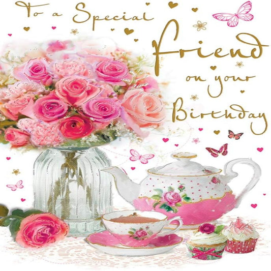 Friend Birthday Card   -   Piccadilly Greetings  -   9   x   6 inches
