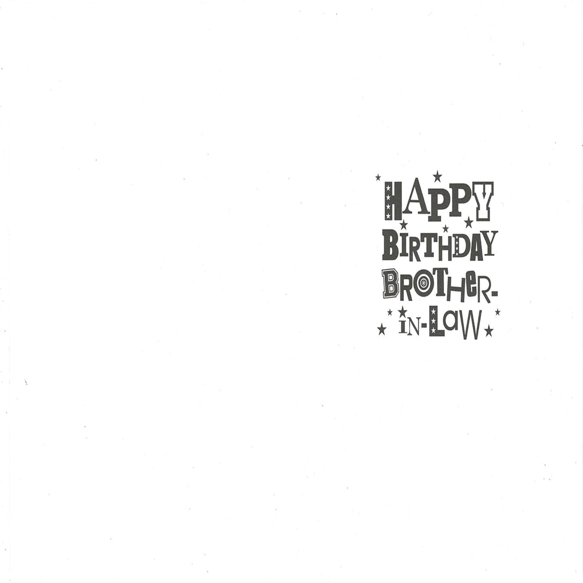 Funky Birthday Card for Brother-in-Law  -  14 x 19 cm