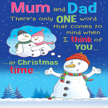 Funny Christmas Card for Mum & Dad | Regal Publishing  -  9  x  6 inches