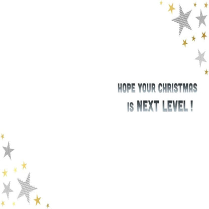 Funny Christmas Card for Son   –   Humour Design    -   8   x   6   inches