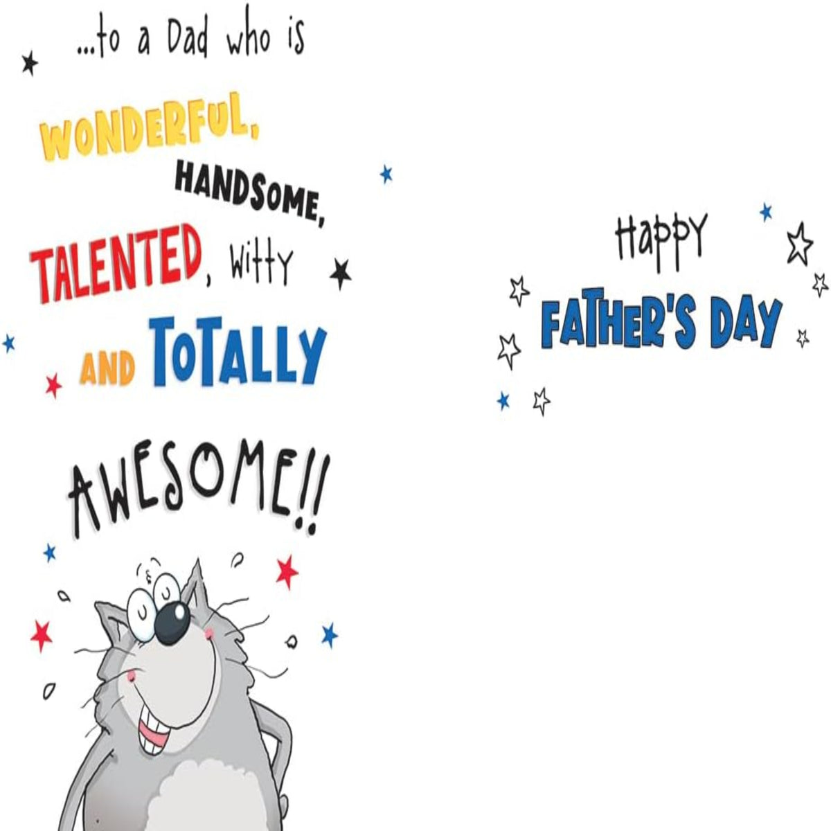 Funny Father’s Day Card for Dad    -   Regal Publishing  -   9  x  6 inches