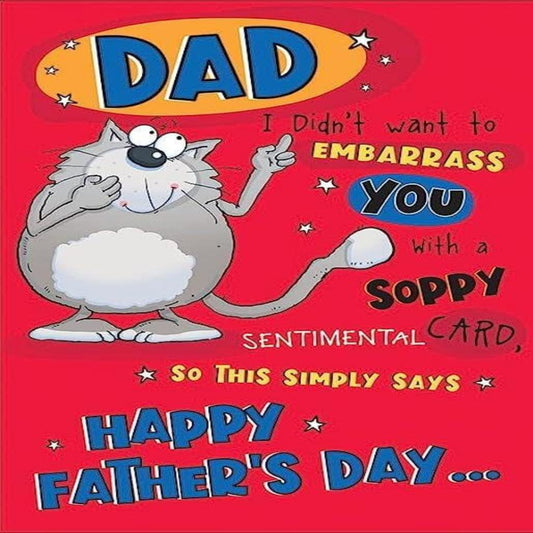 Funny Father’s Day Card for Dad    -   Regal Publishing  -   9  x  6 inches