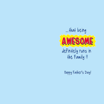 Funny Father's Day Card for Dad from Son   –   Regal Publishing   -   9 x 6 inches
