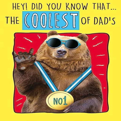 Funny Father's Day Card for Dad | Humorous Greeting Card   -   9  x  6 inches