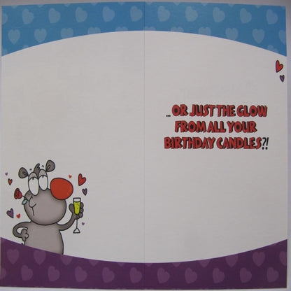 Funny Husband Birthday Card  |  Colourful Humorous Birthday Greeting Card