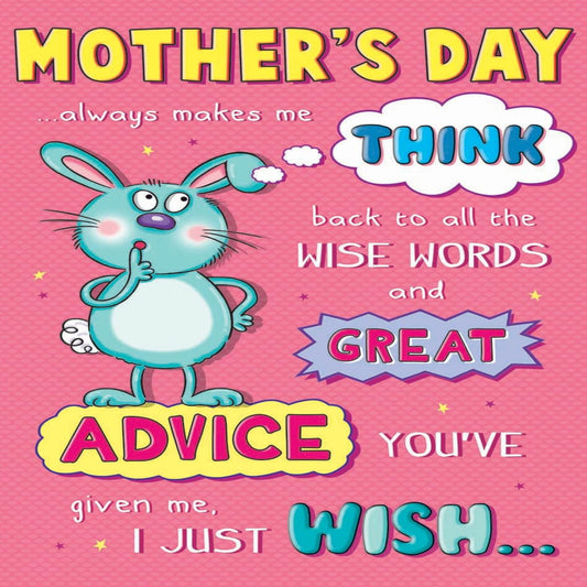 Funny Mother's Day Card | Humorous Mum Greeting Card  -  9  x  6 inches