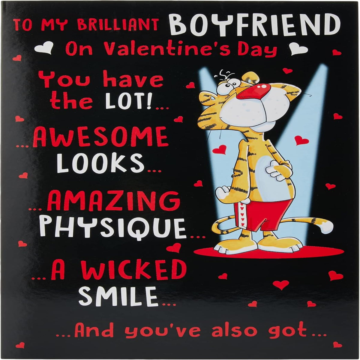 Funny Valentine's Day Card for Boyfriend | Humorous Romantic Card    -    Regal Publishing     -    9  x  6 inches