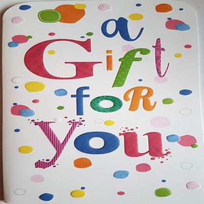 Gift Voucher Money Wallet Card – A Gift For You  -  18cm x 9cm