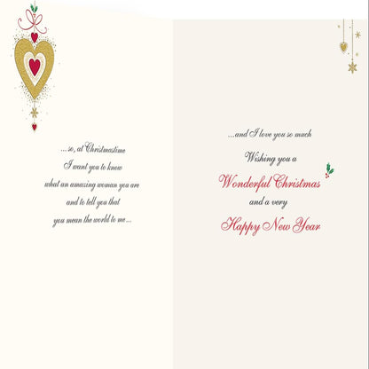 Girlfriend Christmas Card – Classic  -  Regal Publishing  -    9   x   6 inches
