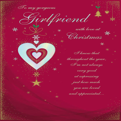 Girlfriend Christmas Card – Classic  -  Regal Publishing  -    9   x   6 inches