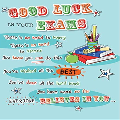 Good Luck Exam Card | Regal Publishing   -   8 x 6 inches