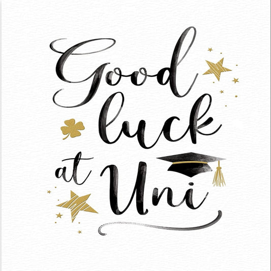 Good Luck at University Card   -   Regal Publishing   -     8  x  6 inches