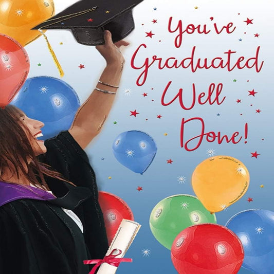Graduation Card for Her  -  Regal Publishing  -  8  x  6 inches