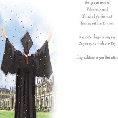 Graduation Card for Son | Regal Publishing   -  8  x  6 inches