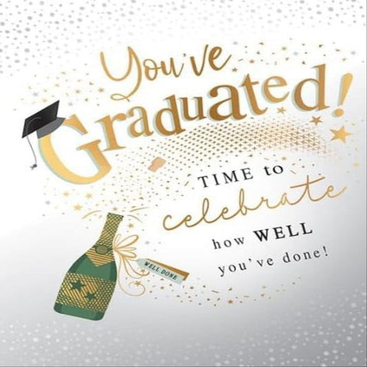 Graduation Congratulations Card  -  8  x  6 inches