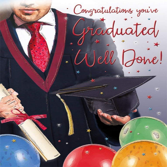 Graduation Congratulations Card for Him | Regal Publishing  -  8  x  6 inches
