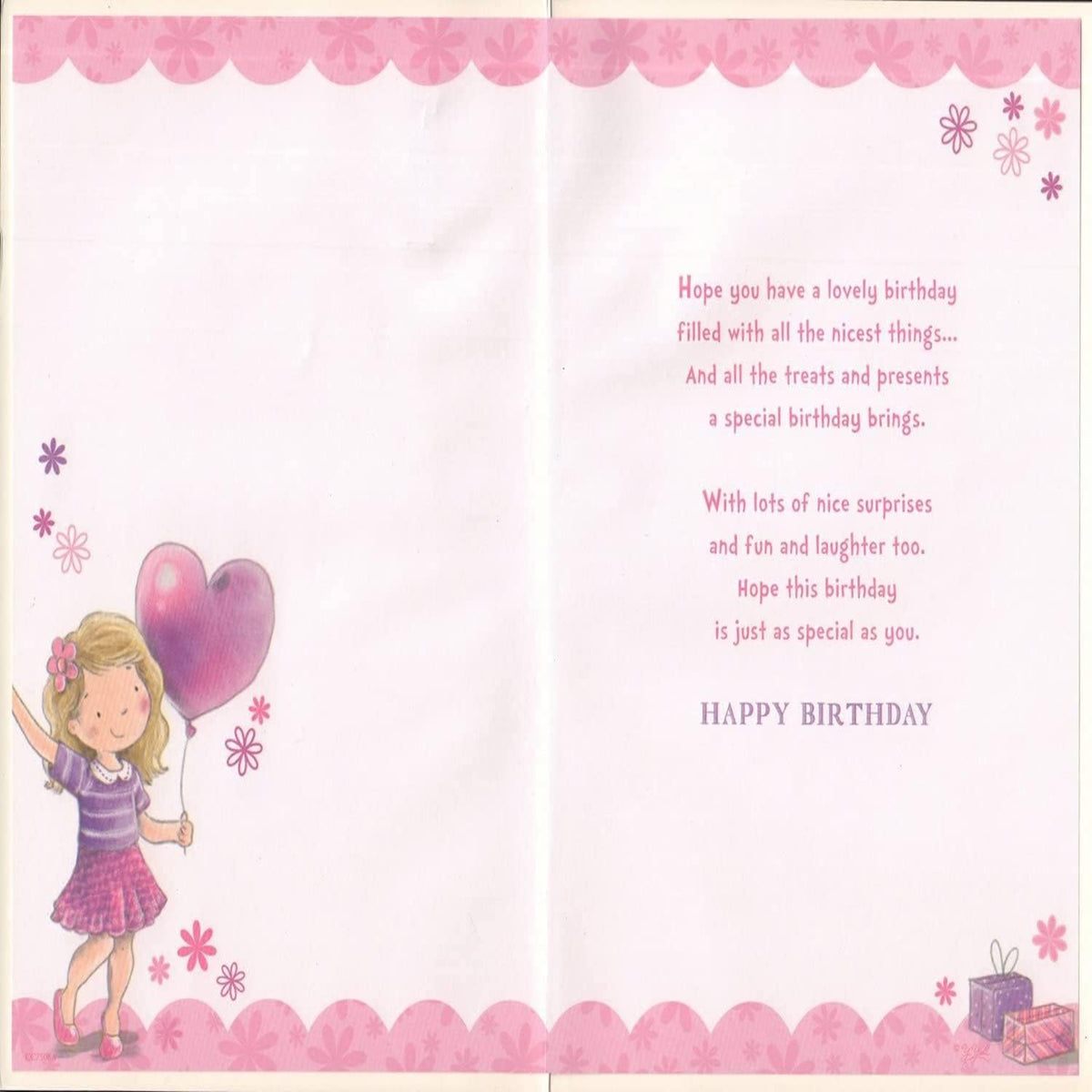Granddaughter 4th Birthday Card – Special Age 4 Badged Card