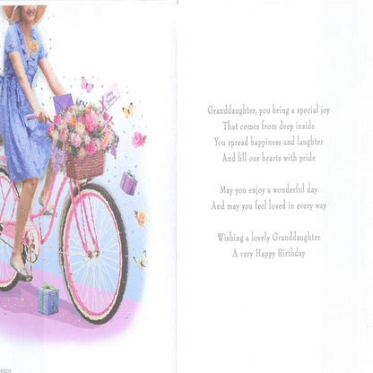 Granddaughter Birthday Card   -    Regal Publishing   -    8 x 6 inches