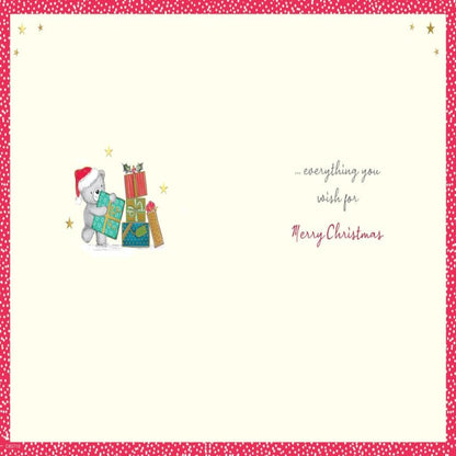 Grandson Christmas Card   –    Merry Christmas  -  Regal Publishing   -   9  x  6  inches