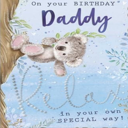 Happy Birthday Daddy Card  –   Premium Card from Out of the Blue  -  210  x  290 mm