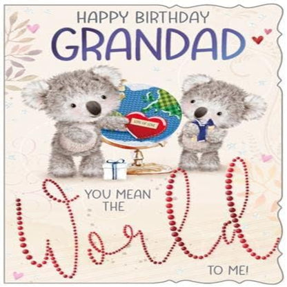 Happy Birthday Grandad Card | Out Of The Blue Premium Greeting Card   -   19.6cm x 13.7cm