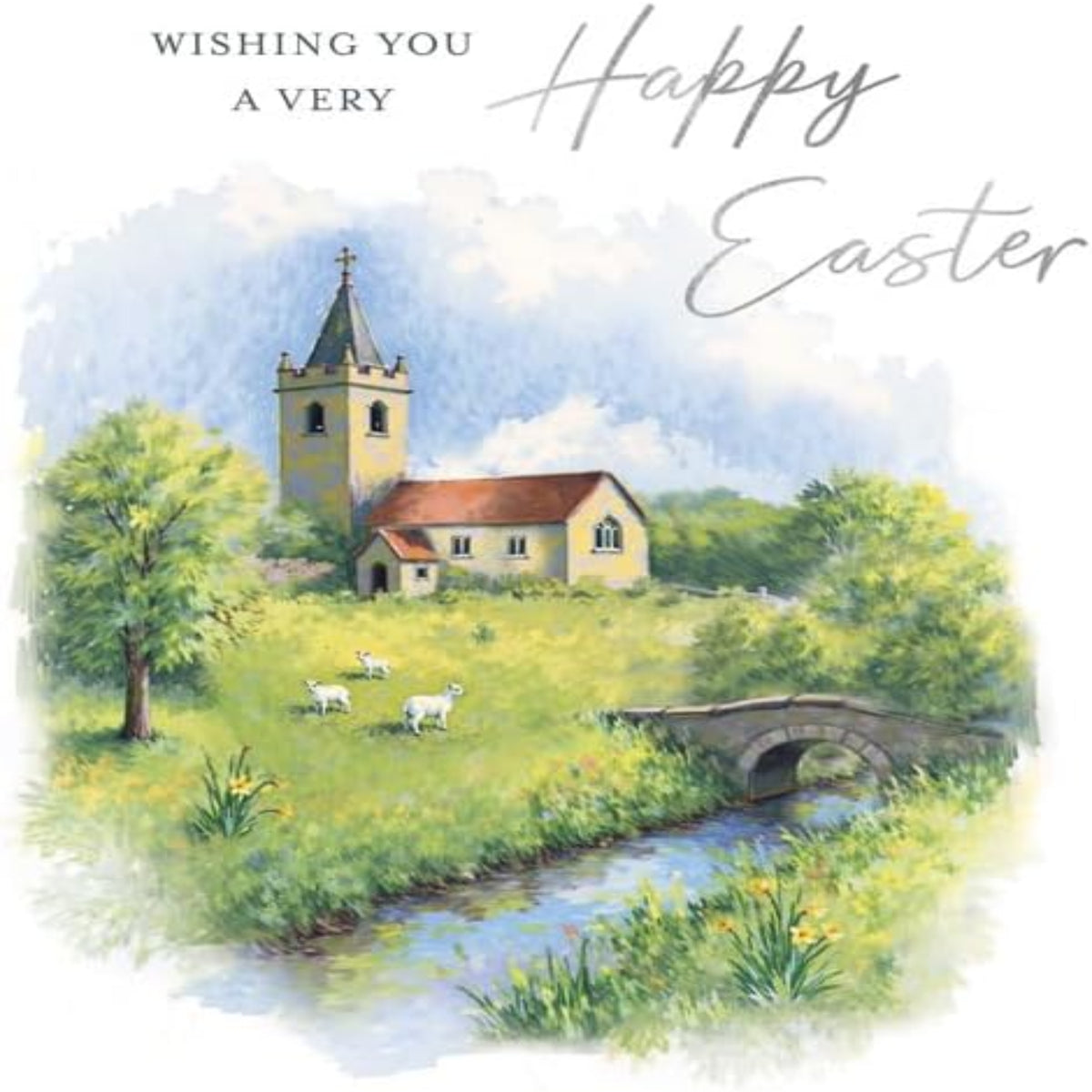 Happy Easter Greeting Card – Open Easter Card  -  Regal Publishing   -   8  x  6 inches