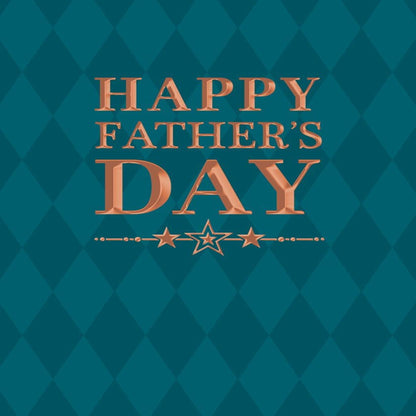 Happy Father's Day Card | Classic Father's Day Greeting Card  -   Avant Garde    -    8  x  6 inches