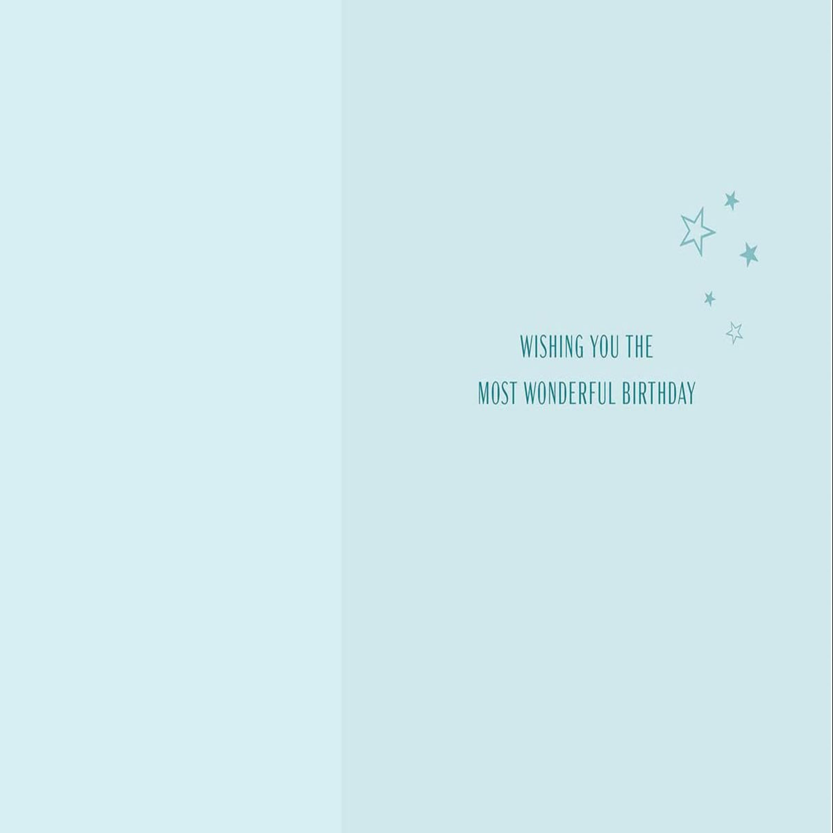 Husband Birthday Card | Modern Avant Garde Birthday Card   -    blue|beige    -     8  x  6 inches