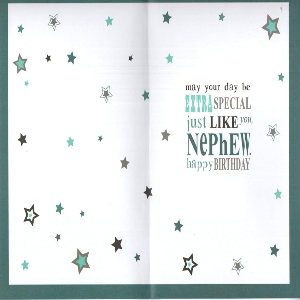 Incredible Nephew Birthday Card   –    Special Birthday Wishes    -    210   x   290 mm