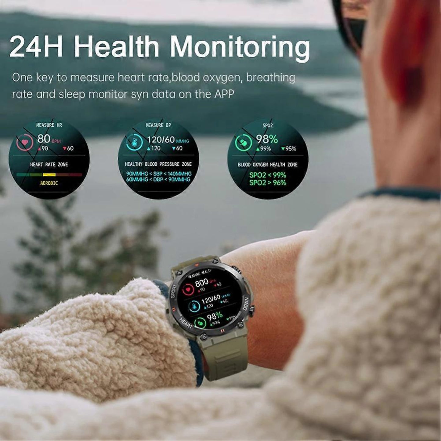 K56Pro Smart Watch for Men Heart Rate Blood Bluetooth Sport 400Mah Long Standby 1.39 Inch 360*360 HD Screen Outdoors Smartwatch