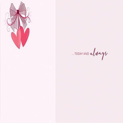 Koko Designs Luxury Contemporary Anniversary Card | Elegant Anniversary Greeting   -   8  x  6 inches