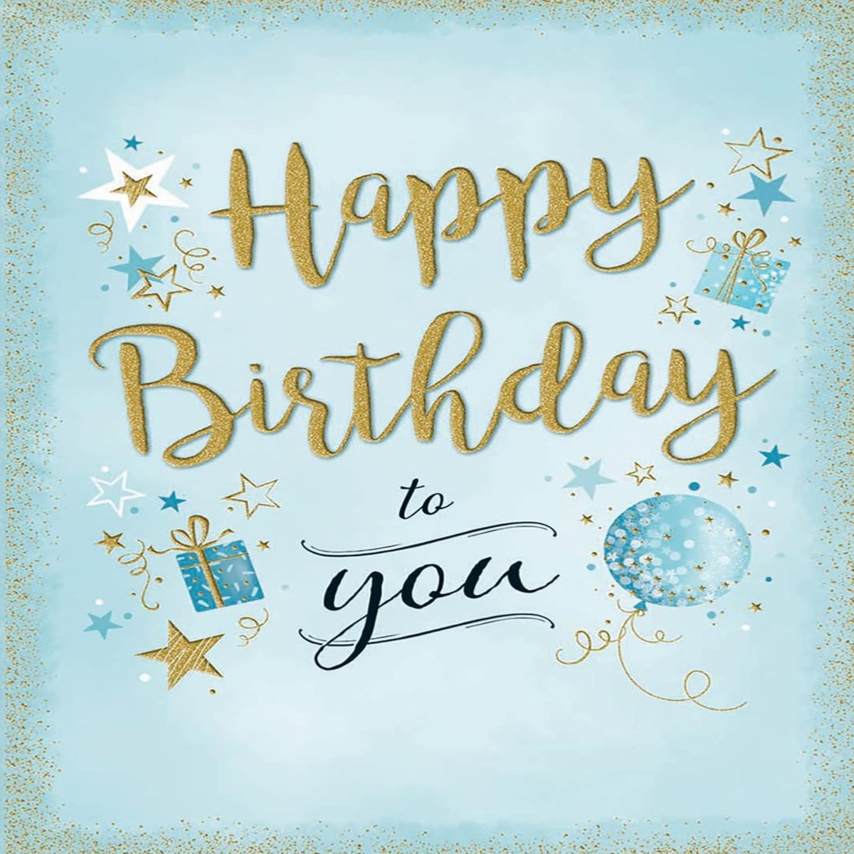Modern Birthday Card for Him | Male Birthday Card  -  8  x  6 inches