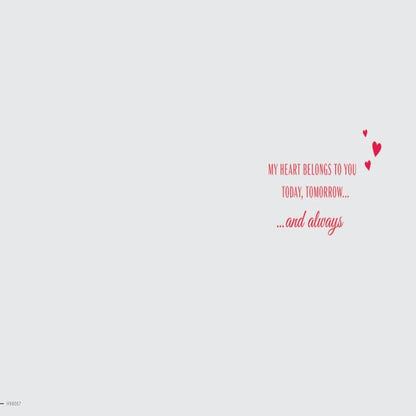 Modern Valentine's Day Card for One I Love | Avant Garde  -  8 x 6 inches