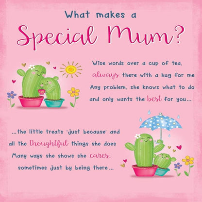 Mother's Day Card for Mum  -  Regal Publishing   -   8  x  6 inches