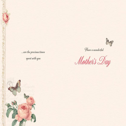 Mother's Day Card With Love   –   Elegant   -   Piccadilly Greetings    -    9  x  6 inches