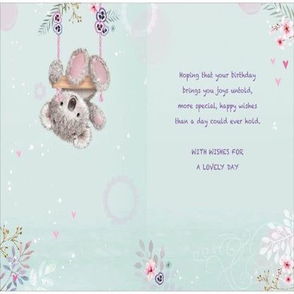 Niece Birthday Card   –   Relax in Your Own Special Way   -  13.5cm x 19.5 cm