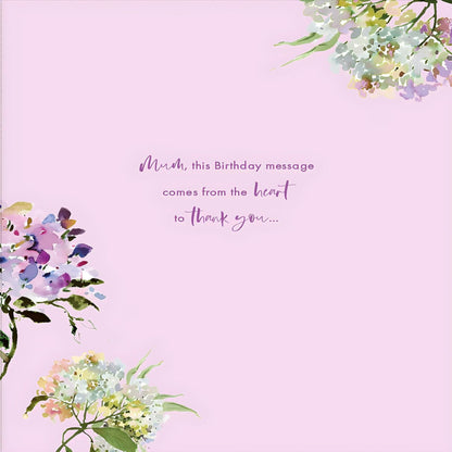 Nigel Quiney -  Very Special Mum Boxed Birthday Card with Floral Rose Design   -   304  x  229mm