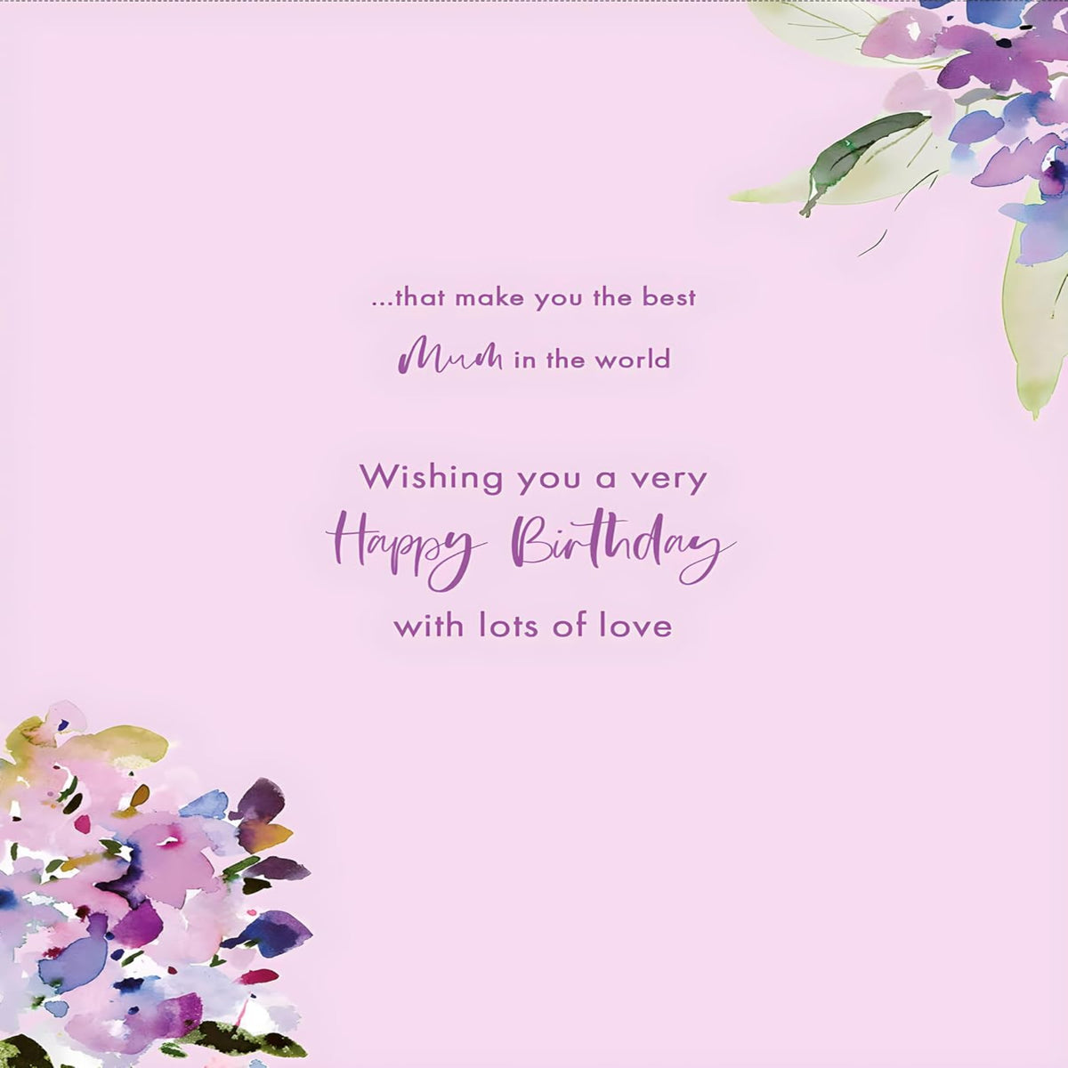 Nigel Quiney -  Very Special Mum Boxed Birthday Card with Floral Rose Design   -   304  x  229mm