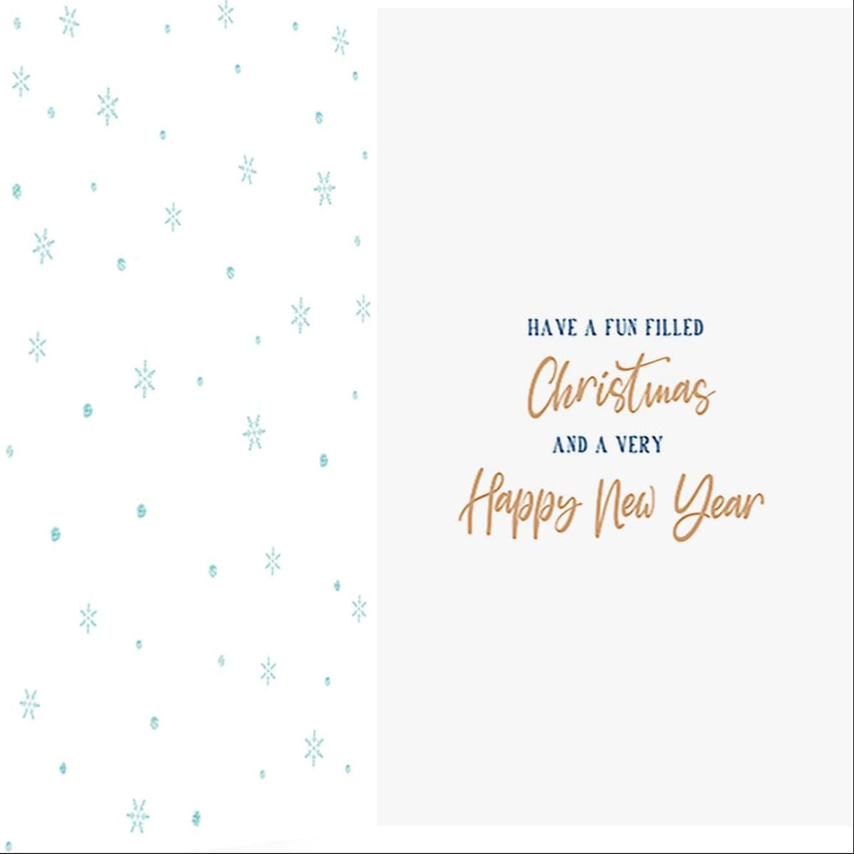 Open Christmas Card   –   Piccadilly Greetings   -   8   x  6 inches