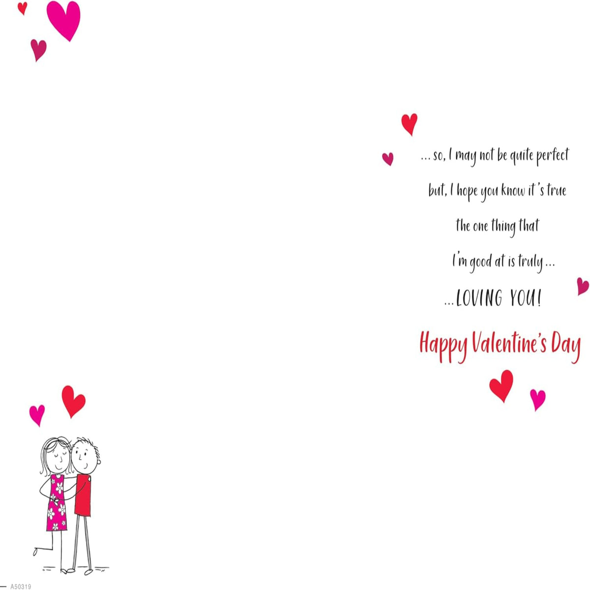 Piccadilly Greetings Amazing Wife Valentine’s Day Card with Poem    -    9   x   6   inches