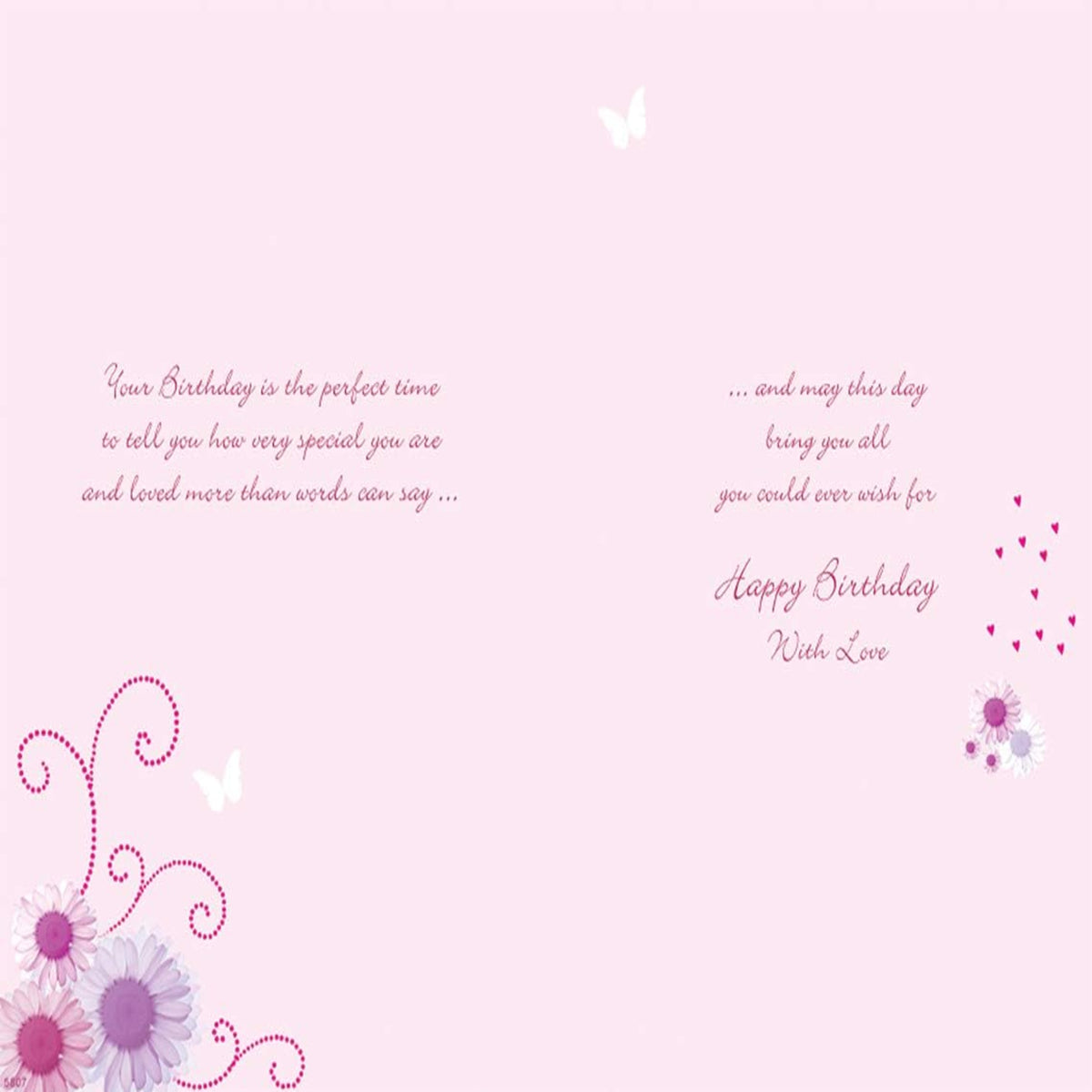 Piccadilly Greetings Birthday Card for Granddaughter   -    9 x 6 inches