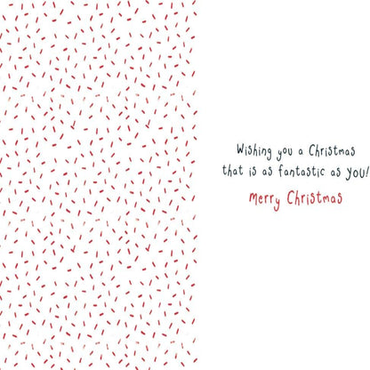 Piccadilly Greetings Brother Christmas Card   –   Character Design    -  8  x  6 inches
