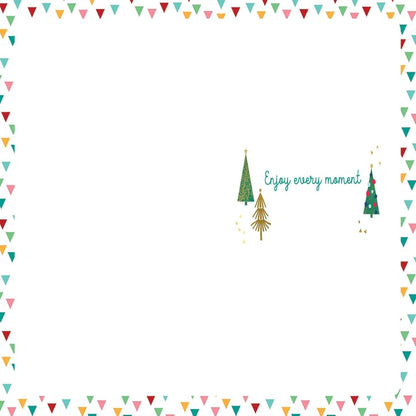 Piccadilly Greetings Christmas Card for Cousin   –   Deer & Snowman Christmas Greeting Card   -  8 x 6 inches