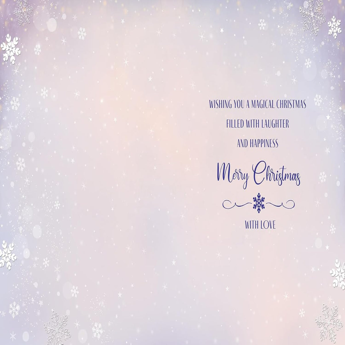 Piccadilly Greetings Christmas Card for Special Granddaughter  -  8 x 6 inches