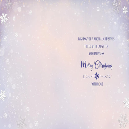 Piccadilly Greetings Christmas Card for Special Granddaughter  -  8 x 6 inches