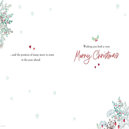 Piccadilly Greetings Christmas Card for a Very Special Couple   -    9  x  6  inches