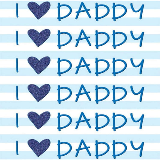 Piccadilly Greetings Daddy Birthday Card    -   8 x 6 inches